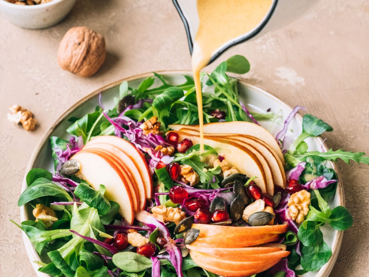 Condimento per l’insalata con Kombucha