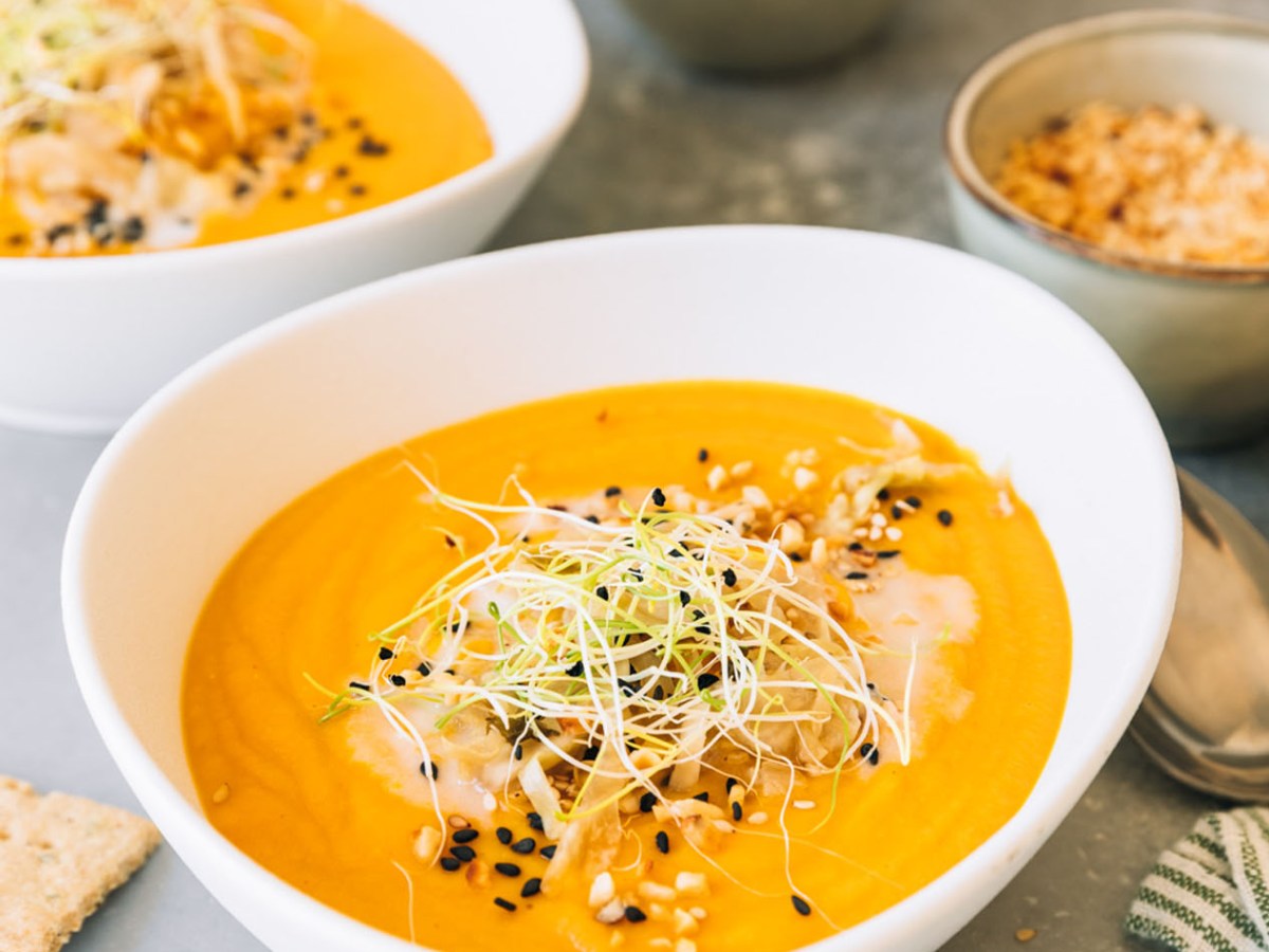 Vellutata di lenticchie con crauti